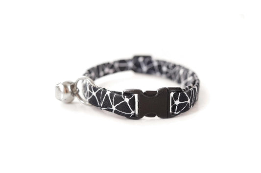 Black & White Web Cat Collar