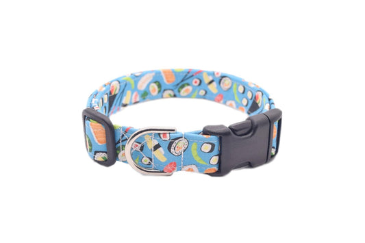 Blue Sushi Dog Collar