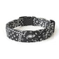 Black & White Paisley Bandana Print Dog Collar