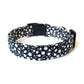 Black & White Floral Dog Collar