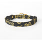 Black & Gold Butterflies Cat Collar