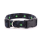 Black & Green Cannabis Dog Collar