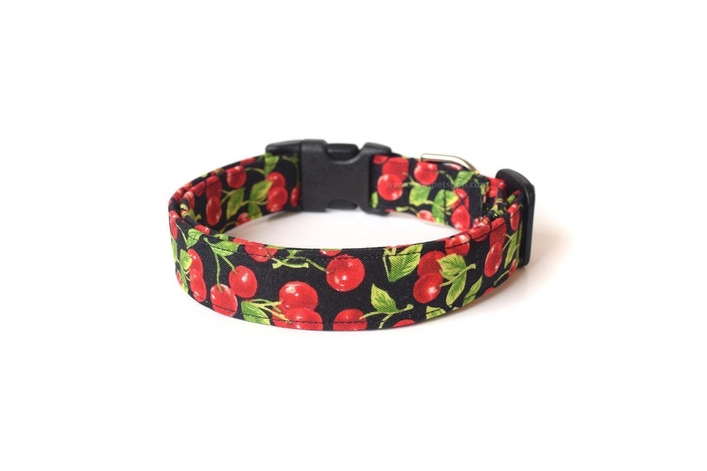 Black & Red Cherry Dog Collar