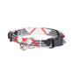 Red, Black, White & Gray Plaid Breakaway Cat Collar - Handmade by Kira's Pet Shop