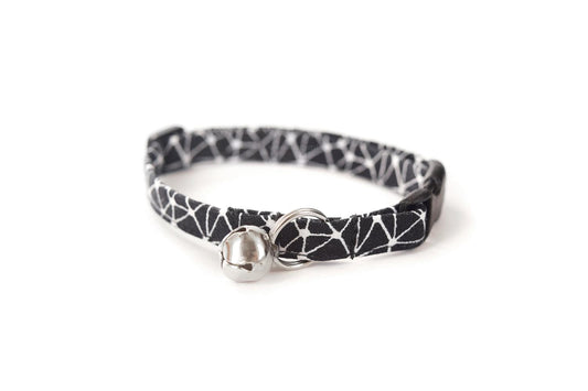 Black & White Web Cat Collar