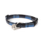 Blue Buffalo Plaid Cat Collar - Blue & Black Buffalo Check - Breakaway Cat Collar - Handmade by Kira's Pet Shop