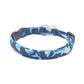 Shark Cat Collar - Navy Blue Breakaway Cat Collar with Sharks - Handmade by Kira's Pet Shop