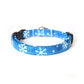 Blue & White Snowflakes Winter Cat Collar