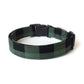 Forest Green Buffalo Plaid Dog Collar
