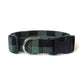 Forest Green Buffalo Plaid Dog Collar
