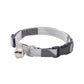 Gray Geometric Cat Collar - Breakaway Cat Collar - Handmade by Kira's Pet Shop