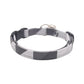 Gray Geometric Cat Collar - Breakaway Cat Collar - Handmade by Kira's Pet Shop