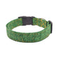 Green & Gold Marble Dog Collar - Handmade by Kira's Pet Shop