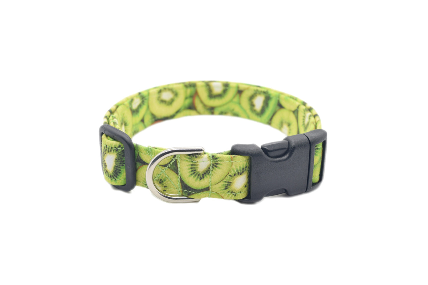 Lime Green Kiwi Dog Collar - Handmade by Kira's Pet Shop