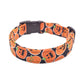 Halloween Jack-o-Lantern Dog Collar - Handmade by Kira's Pet Shop