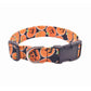 Halloween Jack-o-Lantern Dog Collar - Handmade by Kira's Pet Shop