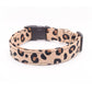 Leopard Print Dog Collar - Handmade by Kira's Pet Shop