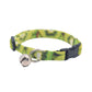 Lime Green Kiwi Cat Collar - Kiwi Fruit Breakaway Cat Collar - Handmade by Kira's Pet Shop
