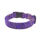 Purple & Gold Marble Dog Collar - Handmade by Kira's Pet Shop