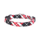 Red, Black & White Tartan Plaid Breakaway Cat Collar - Red Plaid Cat Collar - Handmade by Kira's Pet Shop