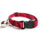 Ruby Red Crystal Breakaway Cat Collar - Red Cat Collar -Handmade by Kira's Pet Shop