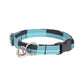 Teal Blue & Black Buffalo Plaid Cat Collar - Buffalo Check Breakaway Cat Collar - Handmade by Kira's Pet Shop
