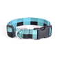 Teal Blue & Black Buffalo Plaid Dog Collar - Handmade by Kira's Pet Shop