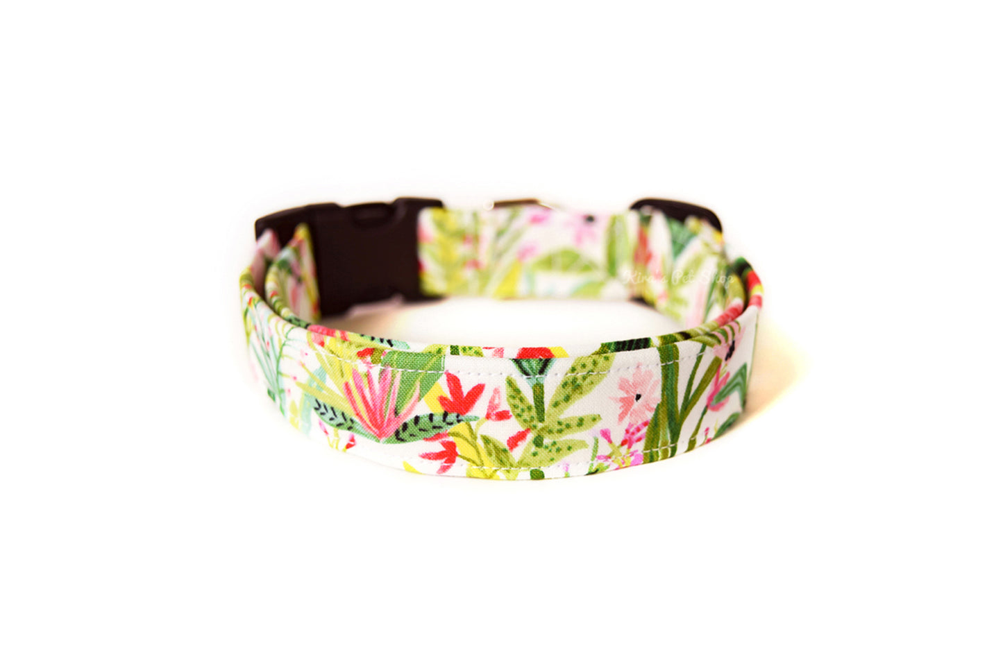 Tropical Summer Dog Collar - Handmade by Kira's Pet Shop