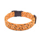 Yellow Lightning Bolts Dog Collar - Handmade by Kira's Pet Shop